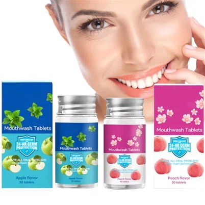 سانس کی بدبو دور کرنے والی ٹیتھ ماؤتھ واش ٹیبلٹ