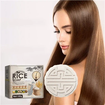 بالوں کی افزائش چاول ہاتھ سے تیار صابن