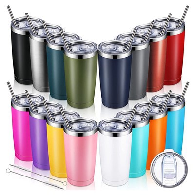 ڑککن کے ساتھ اپنی مرضی کے مطابق 20oz ویکیوم ٹمبلر ویکیوم کپ